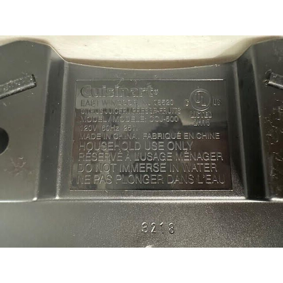 Cuisinart Electric Citrus Juicer Stainless Steel Countertop Tested Works - Picture 6 of 7